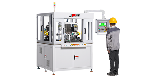 强磁电机转子两工位全自动平衡机