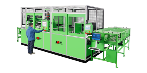 六工位全自动刹车盘平衡机带流水线